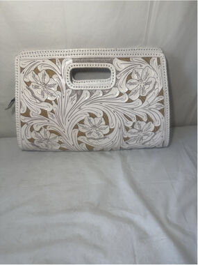western Hand Tooled Leather Clutch Origenes David Luna handbag